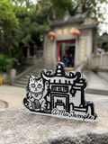 A-Ma Temple MOMO Cat Acrylic Souvenir
