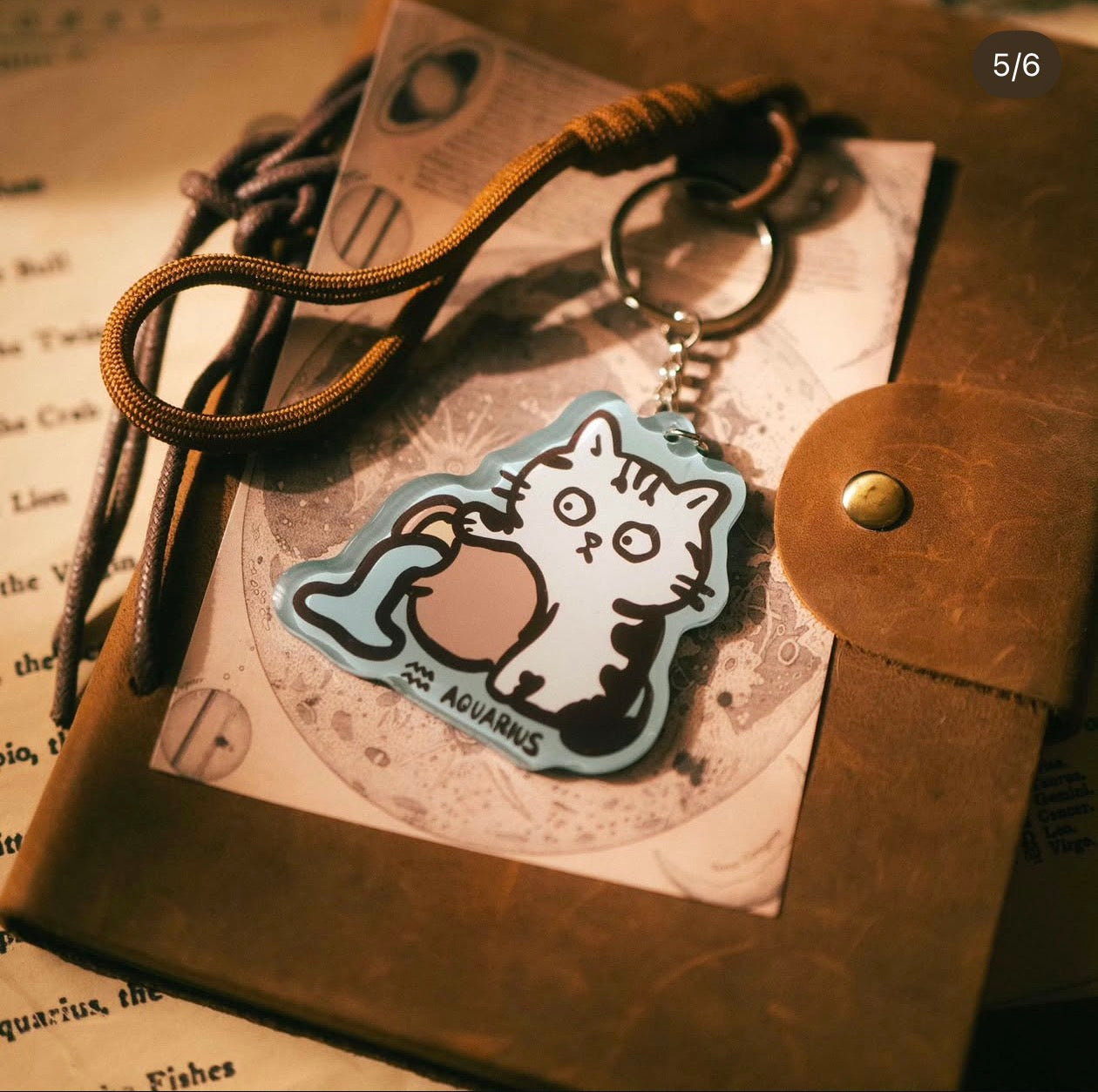 Meowodiac Keychain