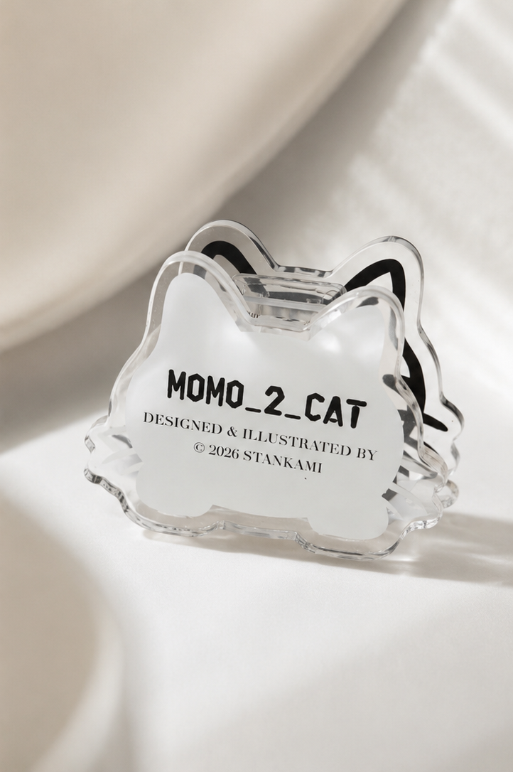 MOMO Peek-A-Boo Acrylic Clip
