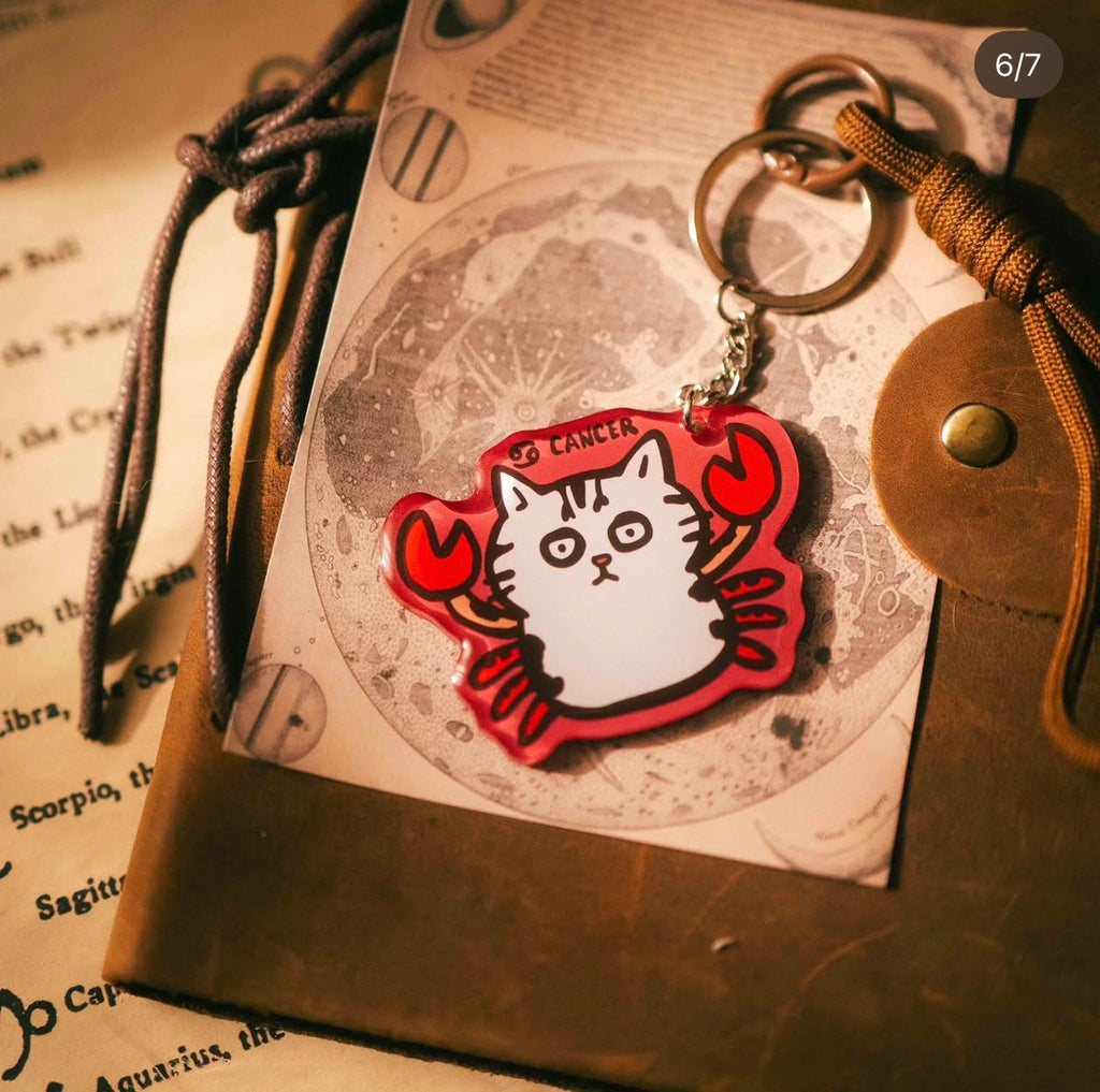Meowodiac Keychain