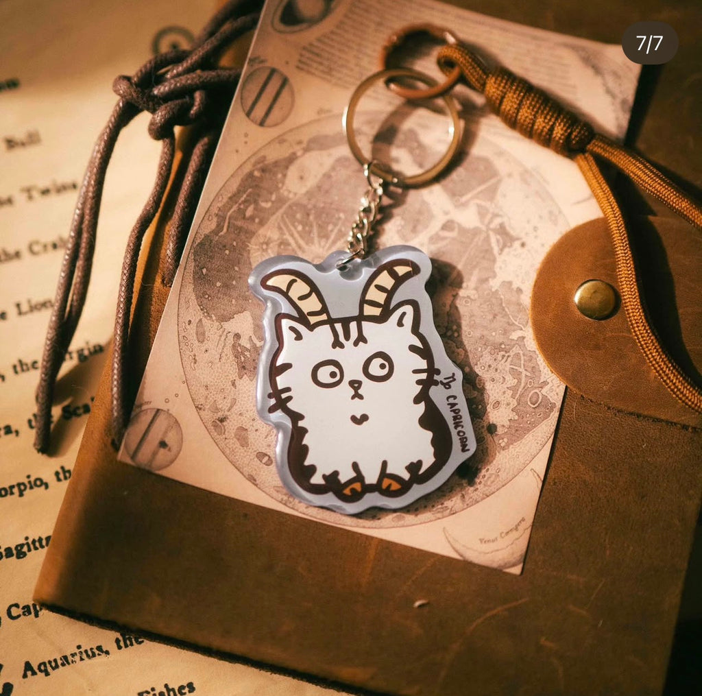 Meowodiac Keychain
