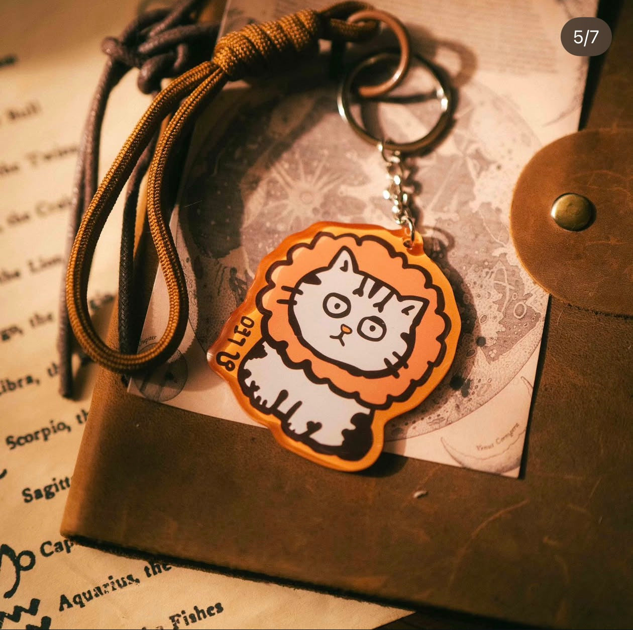 Meowodiac Keychain