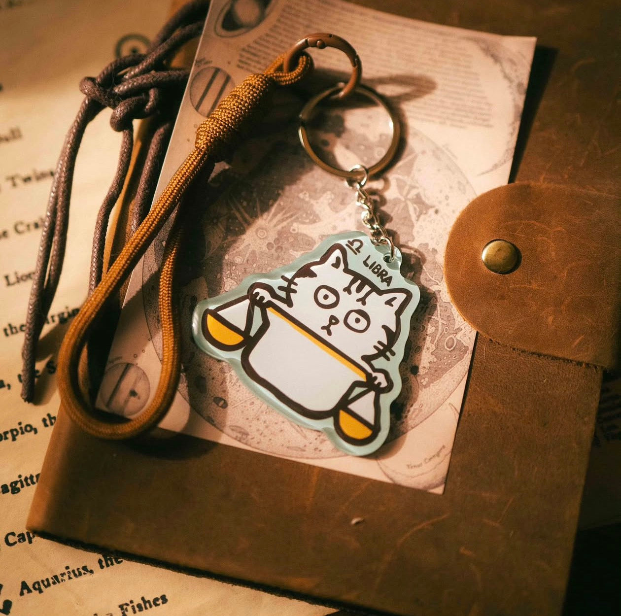 Meowodiac Keychain