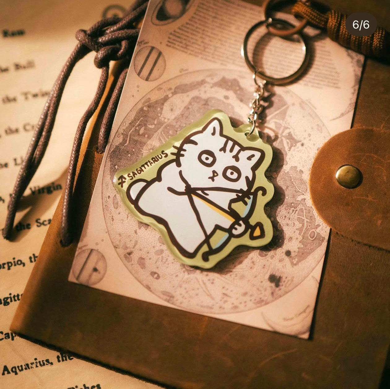 Meowodiac Keychain