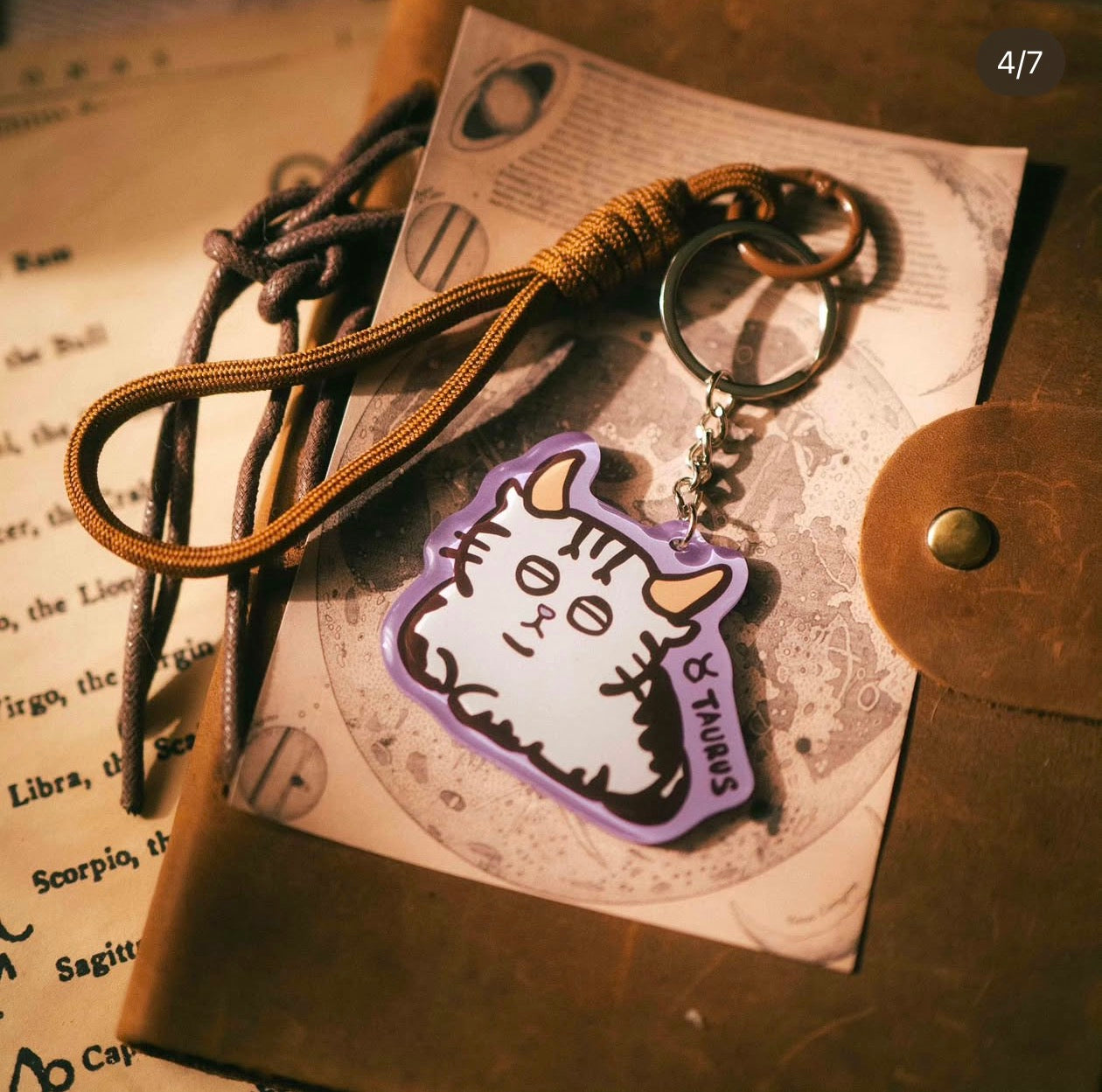 Meowodiac Keychain