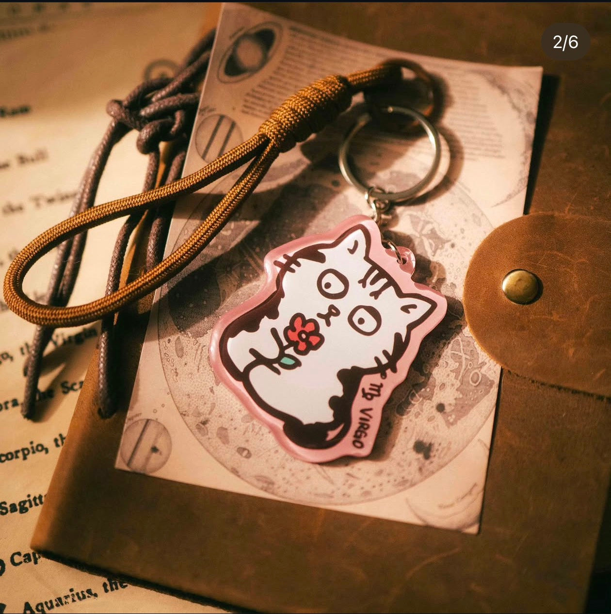 Meowodiac Keychain